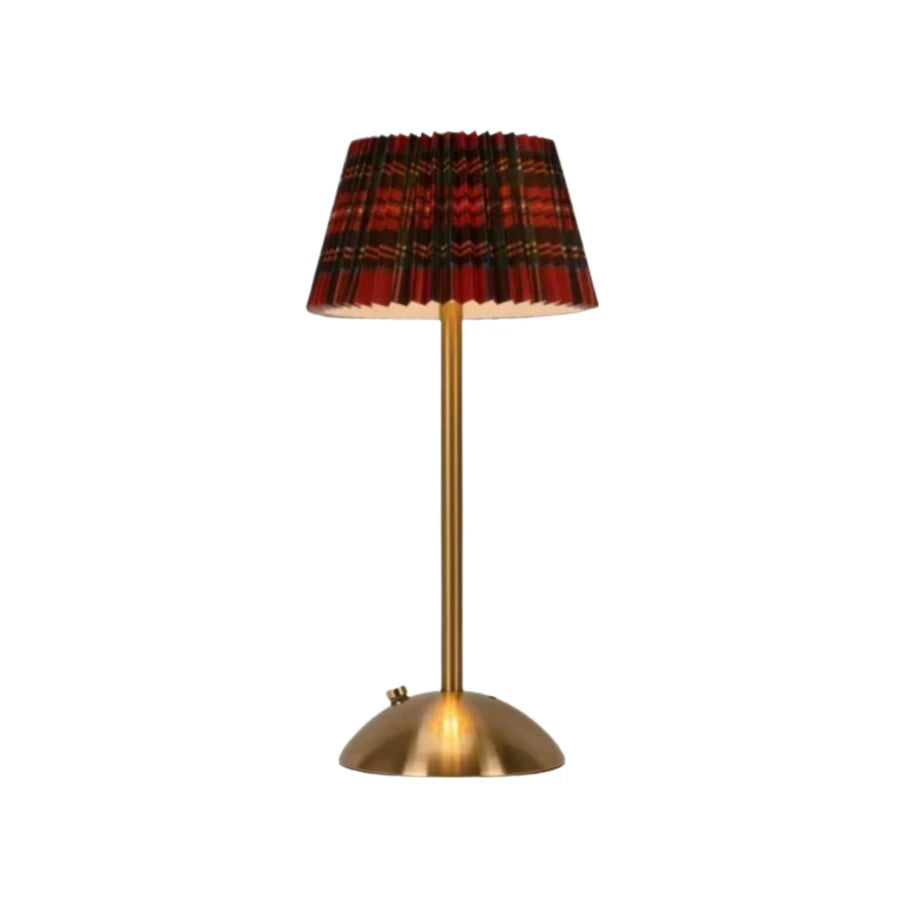 Elara Cordless Pleated Lamp