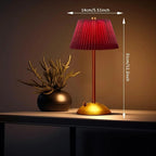 Elara Cordless Pleated Lamp