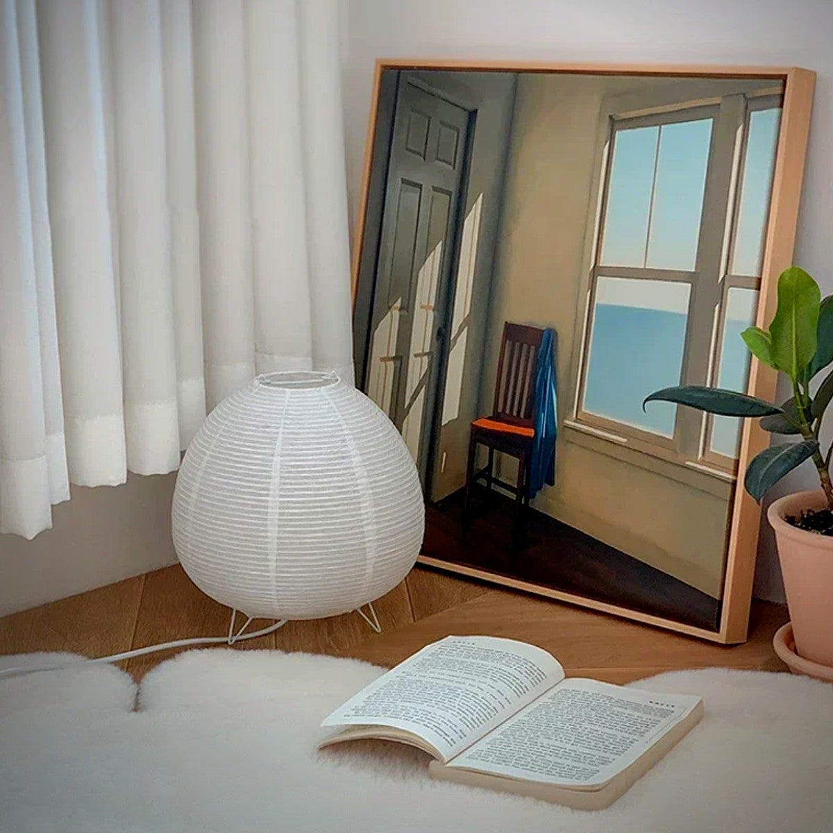 Kana Japanese Paper Table Lantern