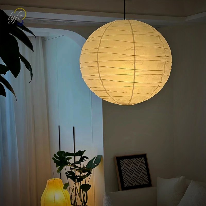 Kumo Japanese Paper Pendant Light
