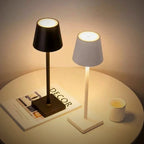 Marin cordless table lamps in black and white