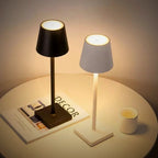 Marin lamp on a sheltered outdoor table