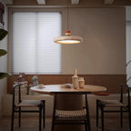 Mesa Travertine Disc Pendant Light