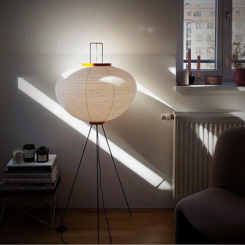 Nara Japanese Paper Floor Lamp