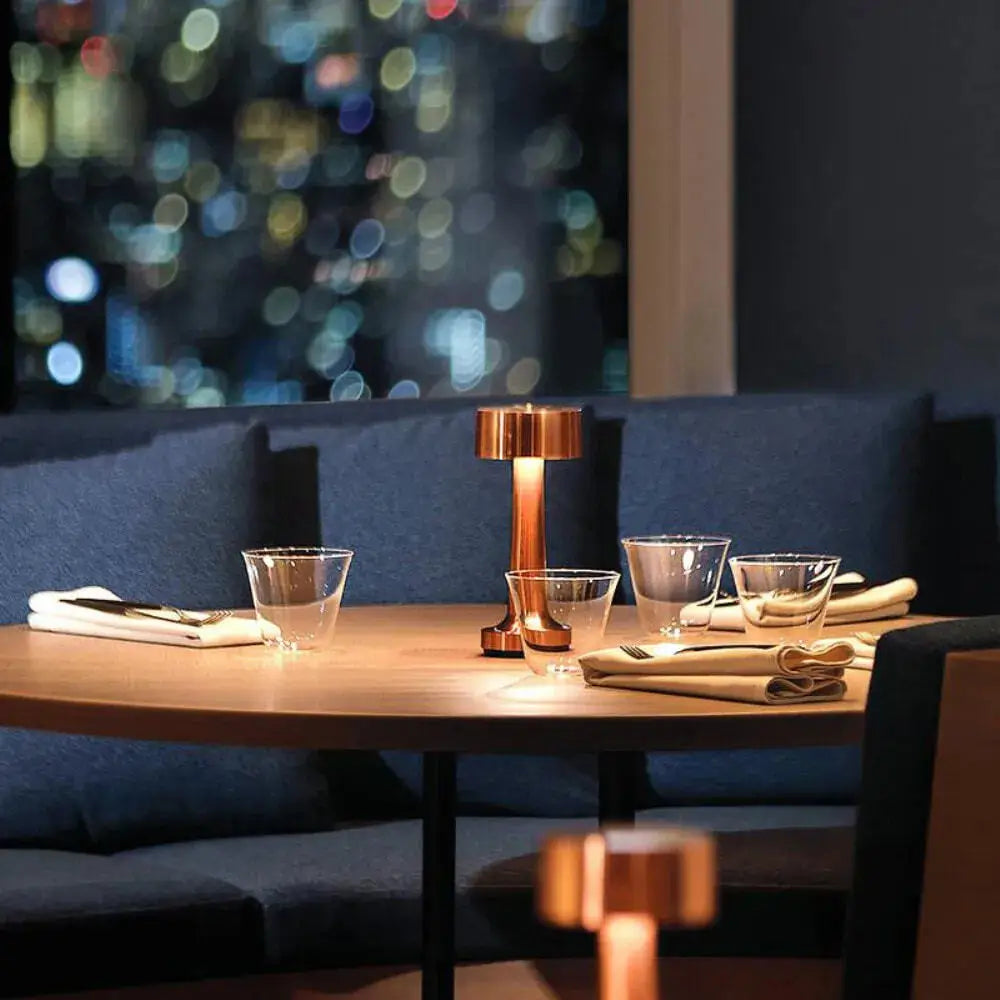 Odile Cordless Drum Table Lamp | ilux