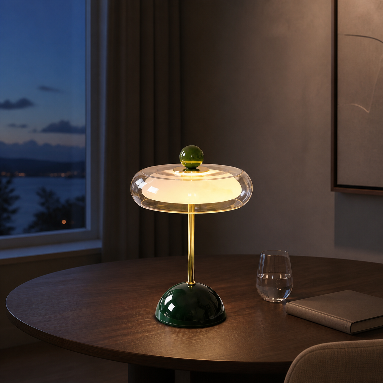 Oria Glass Table Lamp