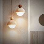 Orsa Travertine Stone Pendant Light