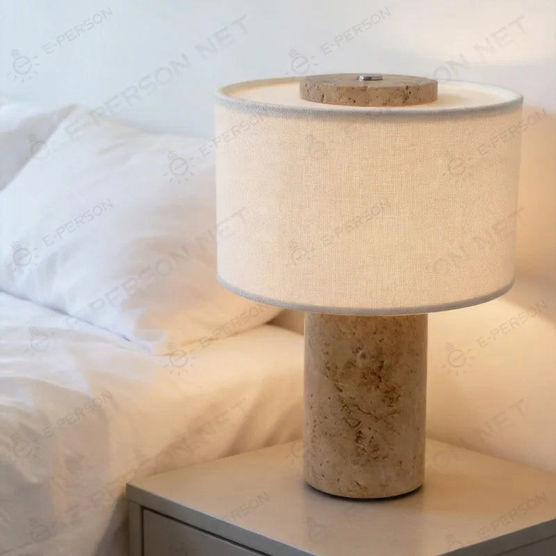 Siena Cordless Stone Lamp