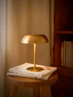 Sol Brushed Metal Cordless Table Lamp