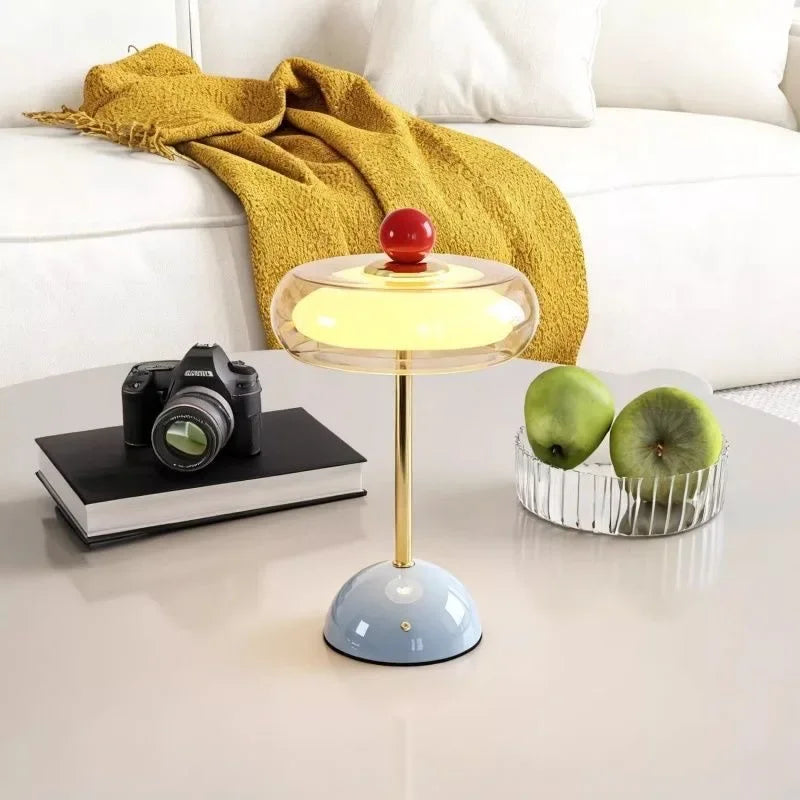 Sorrel Cordless Glass Lamp