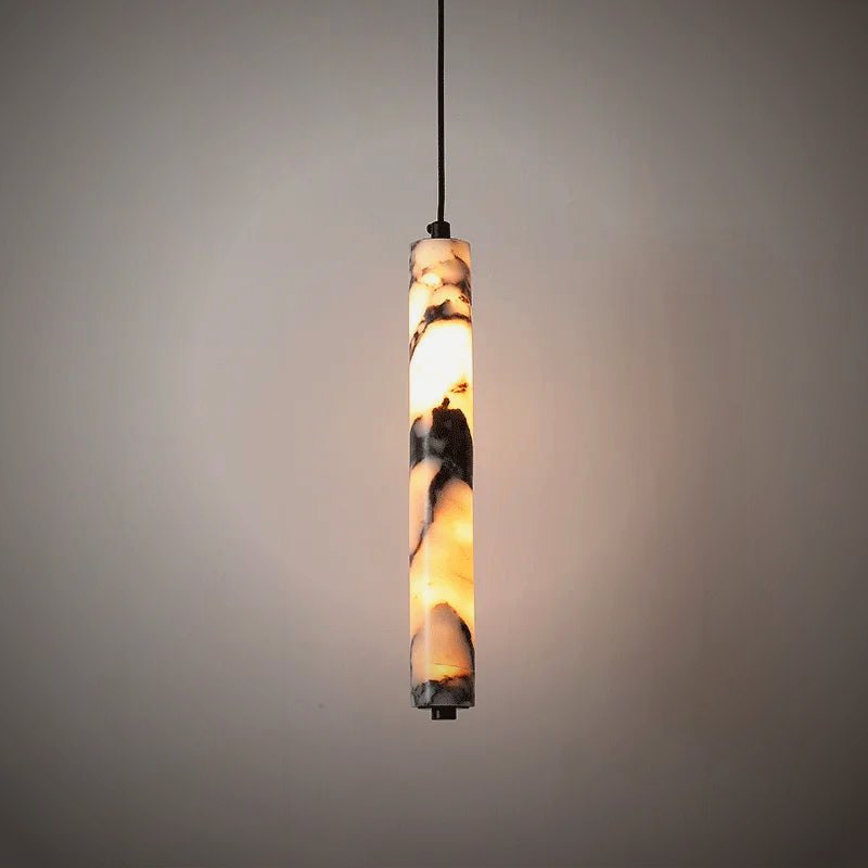 Stele Alabaster Stone Pendant Light