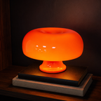 The Amber Pair Dome Table Lamp Set