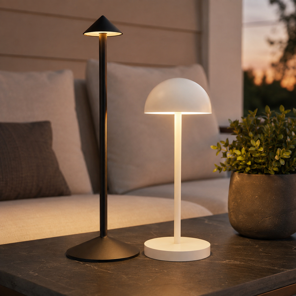 The Dusk Pair Outdoor Cordless Lamp Set