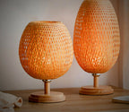 Willow Woven Bamboo Table Lamp