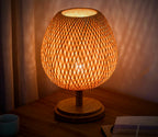 Willow Woven Bamboo Table Lamp